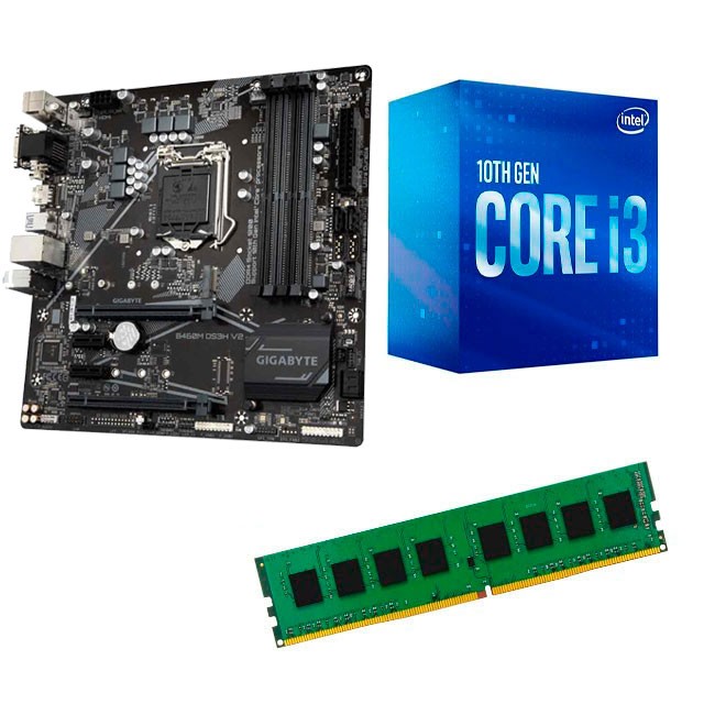 Combo Actualizacion INTEL I3 10100F + ASUS PRIME B460MA + 4GB DDR4